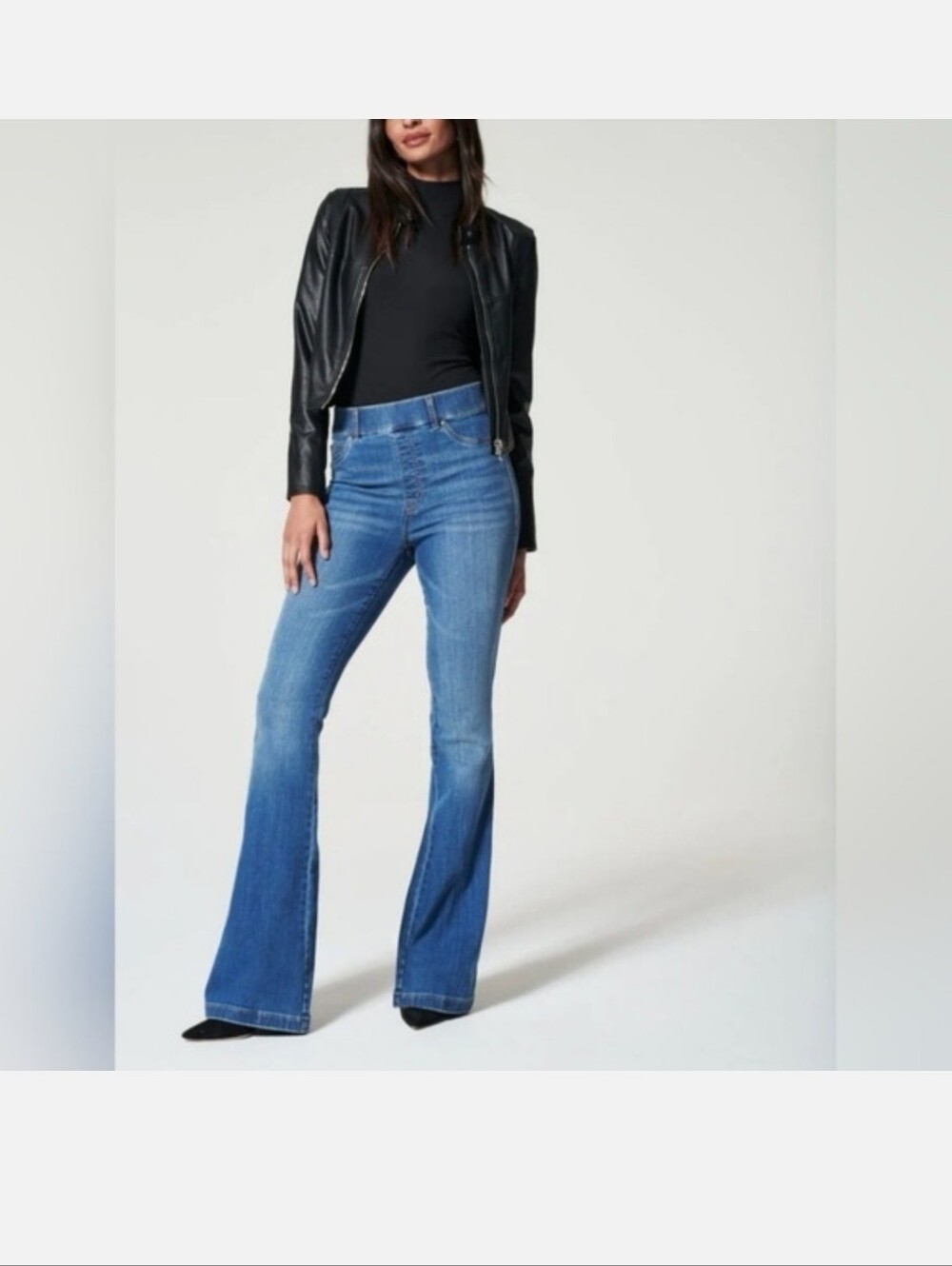 SPANX Vintage Indigo Flare Jeans Sz Small